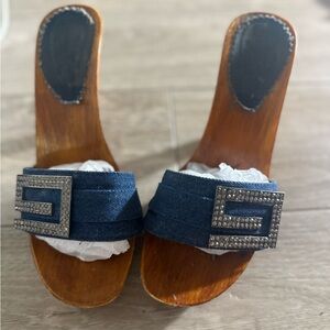 Stylish Blue Women's Slide Sandals